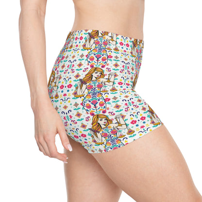 Women's Shorts, (AOP), Libra, Zodiac, Sexy Pattern