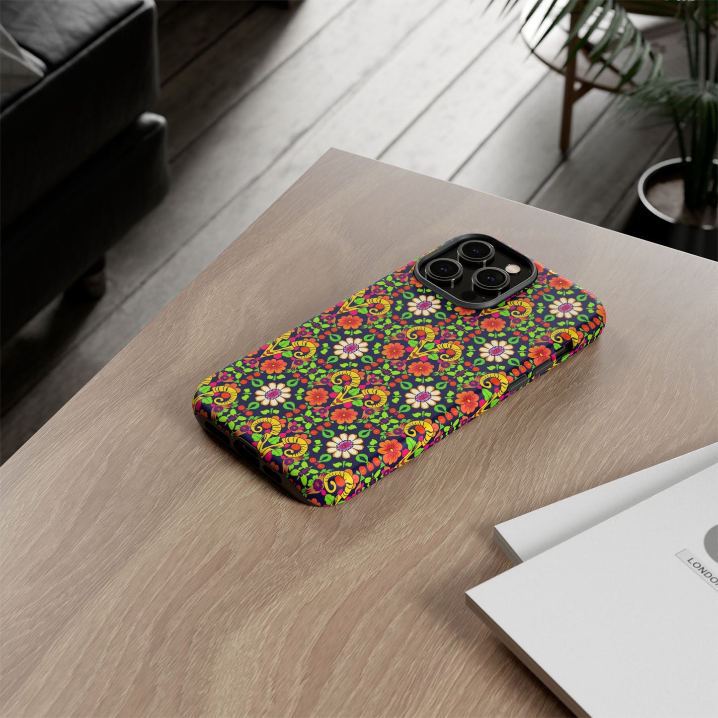 Tough Cases, Aries, Zodiac v4, Flower Pattern