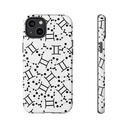 Tough Cases with the Gemini Zodiac sign for iPhone, Samsung Galaxy, and Google Pixel devices