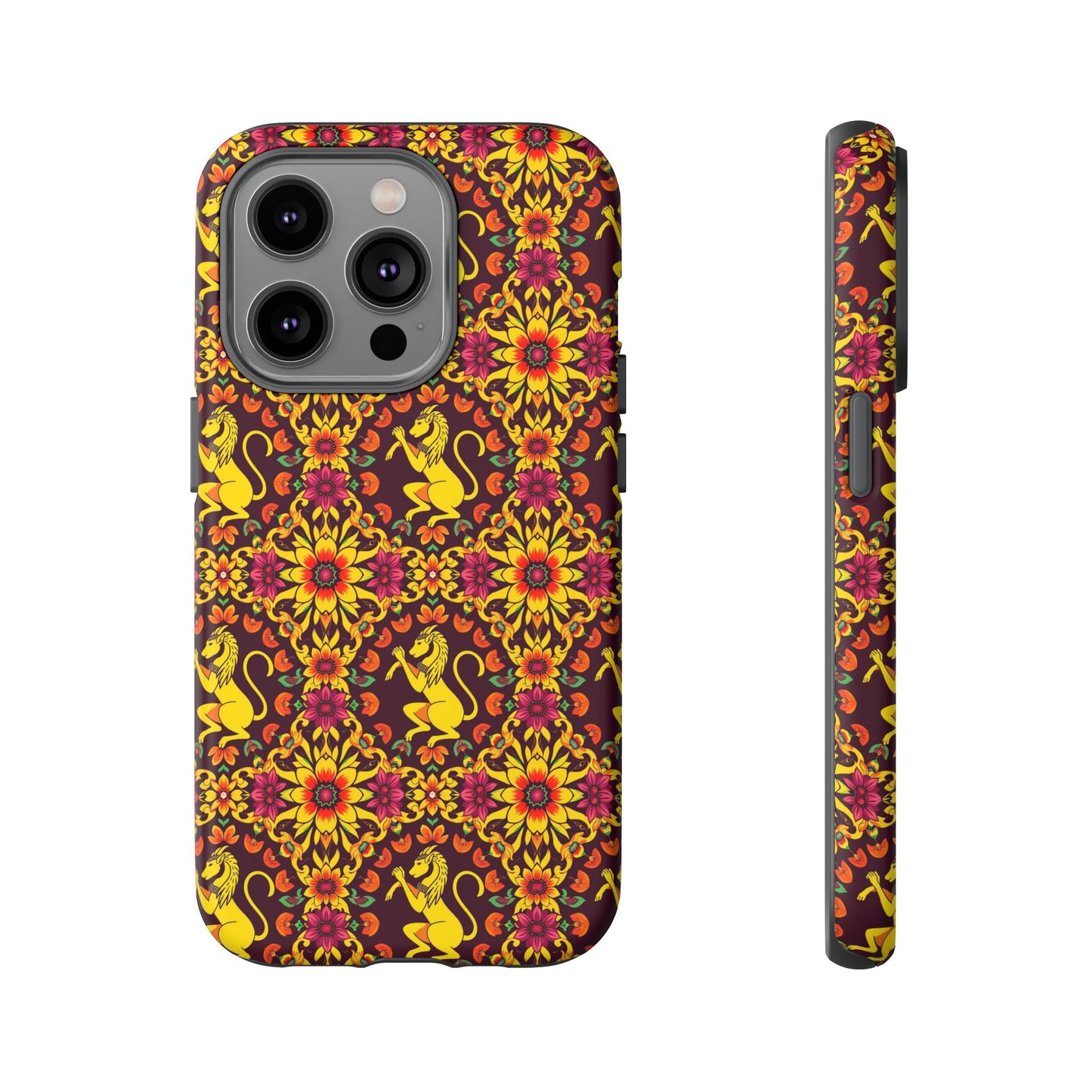Tough Cases, Virgo, Zodiac v1, Flower Pattern