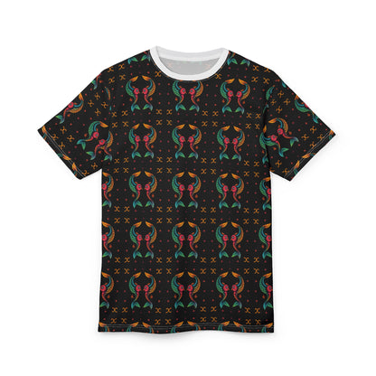 Unisex Cut & Sew T-Shirt, AOP, Pisces, Zodiac, Pattern