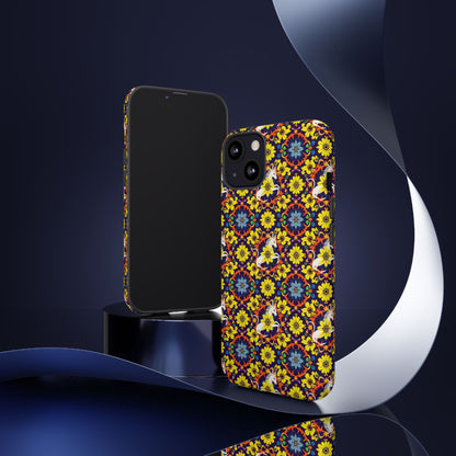 Tough Cases, Aquarius, Zodiac v3, Flower Pattern