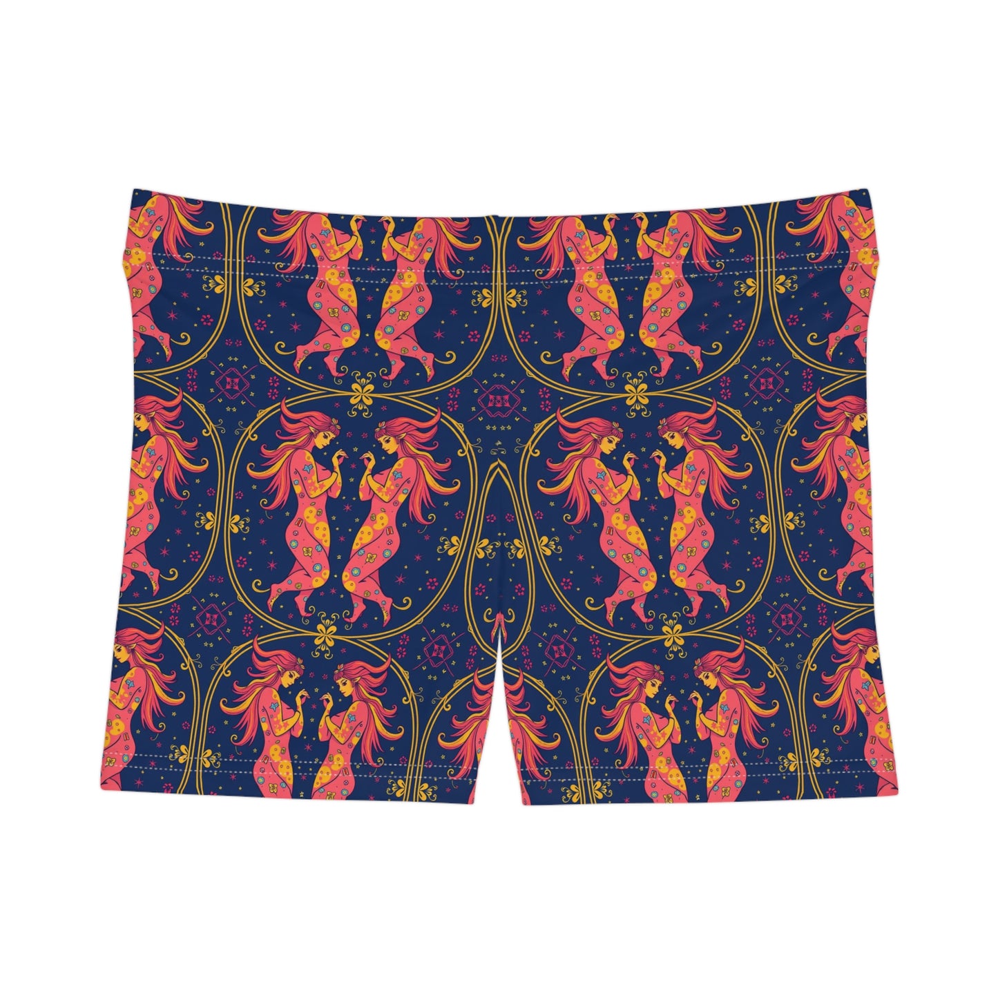 Women's Shorts, (AOP), Gemini, Zodiac v1, Sexy Pattern