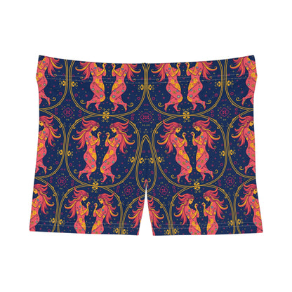 Women's Shorts, (AOP), Gemini, Zodiac v1, Sexy Pattern