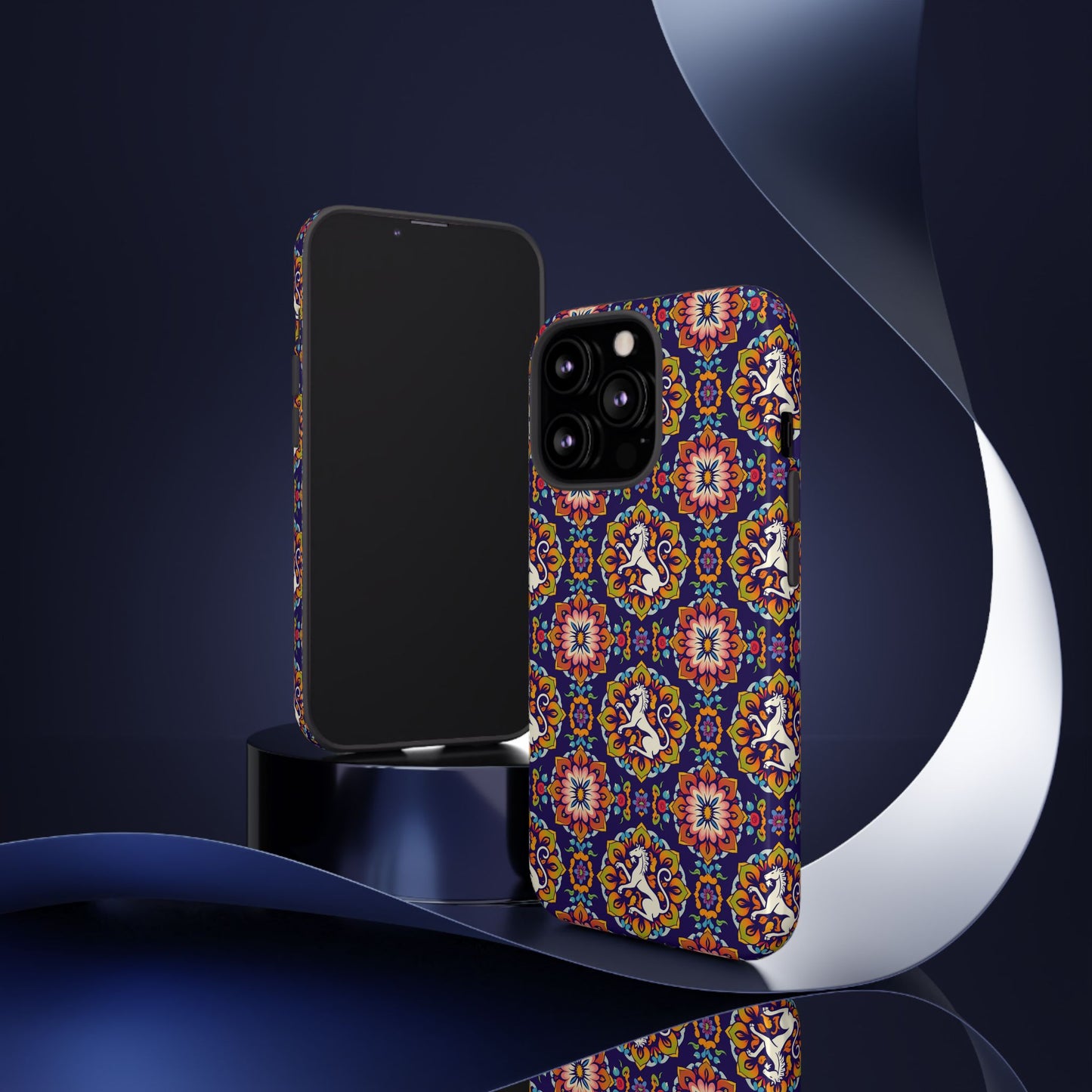 Tough Cases, Virgo, Zodiac v3, Flower Pattern