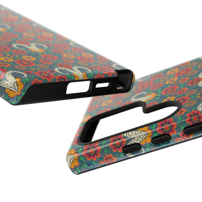 Tough Cases, Aries, Zodiac v3, Flower Pattern