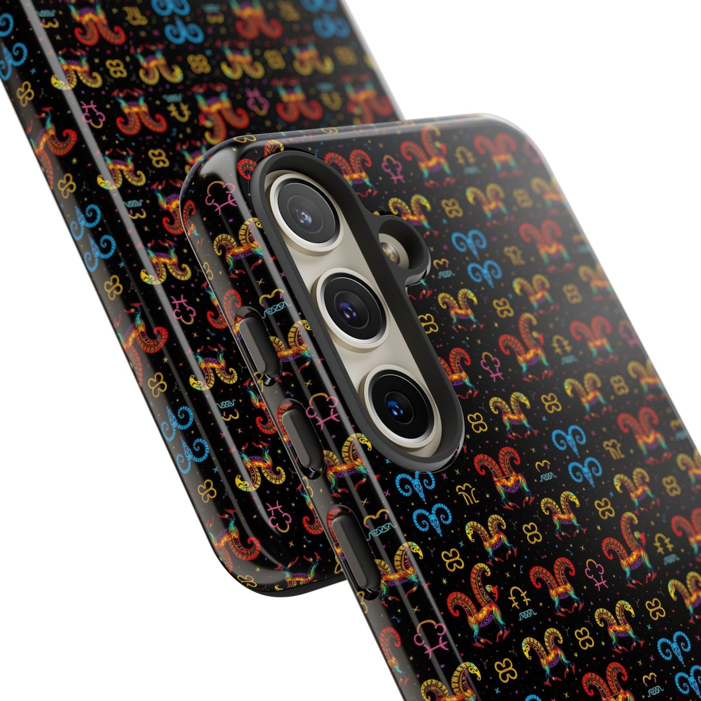 Tough Cases, Aries, Zodiac v1, Metal Pattern