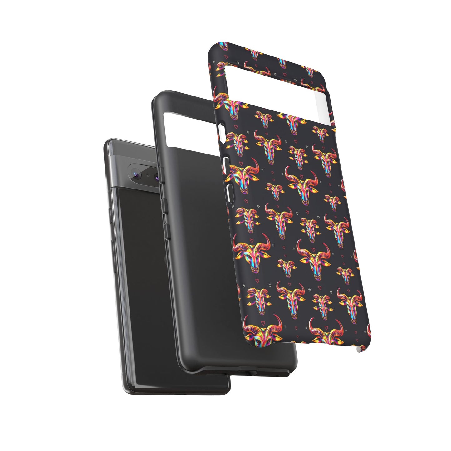 Tough Cases, Taurus, Zodiac, Metal Pattern