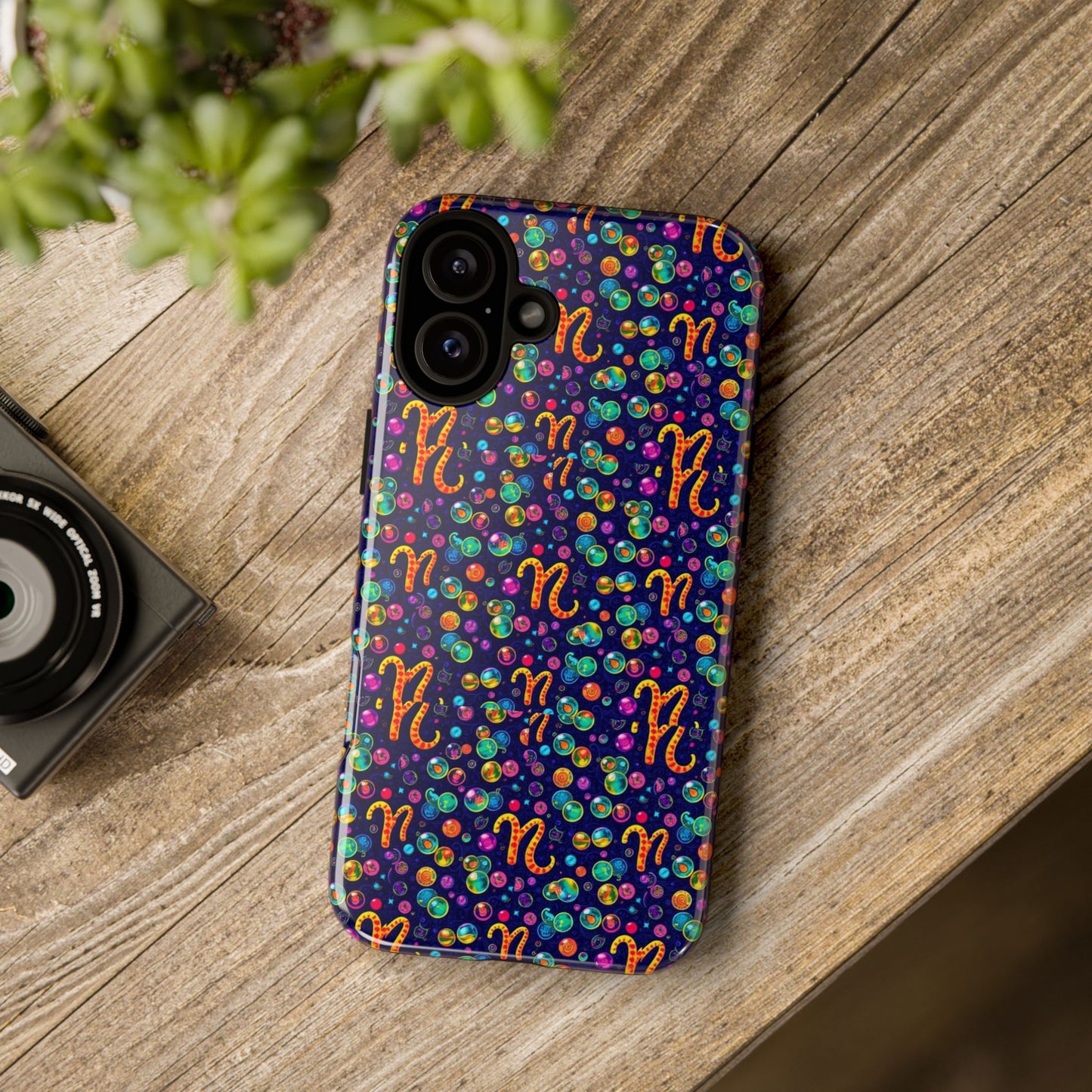 Tough Cases, Aquarius, Zodiac, Bubble Pattern