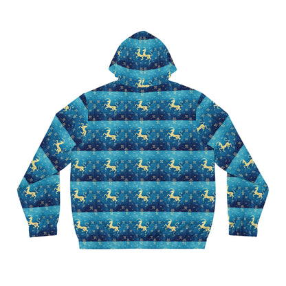 Full-Zip Hoodie (AOP), Aquarius, Zodiac v4, Pattern