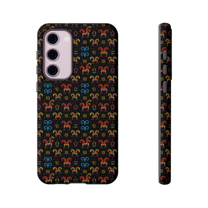 Tough Cases, Aries, Zodiac v1, Metal Pattern