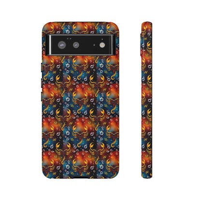 Tough Cases, Scorpio, Zodiac v2, Bubble Pattern