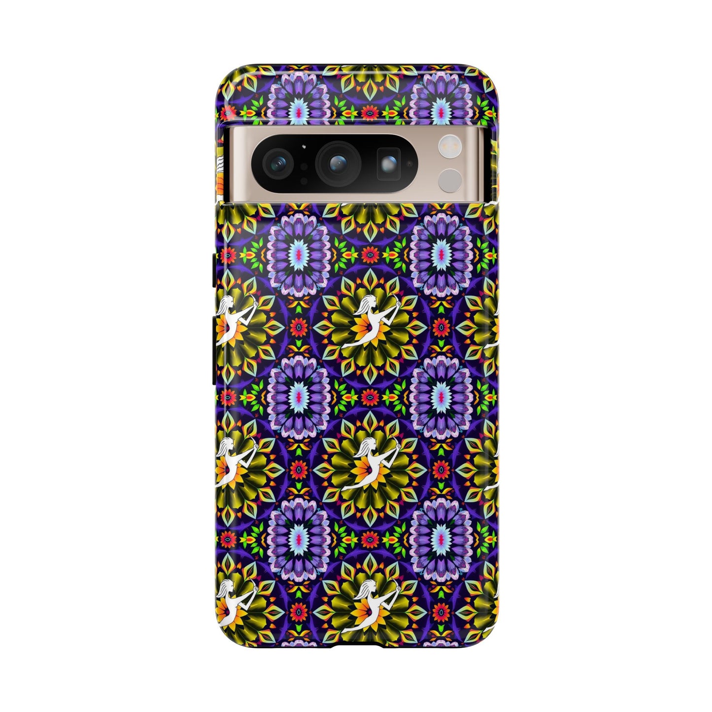Tough Cases, Sagittarius, Zodiac v1, Flower Pattern