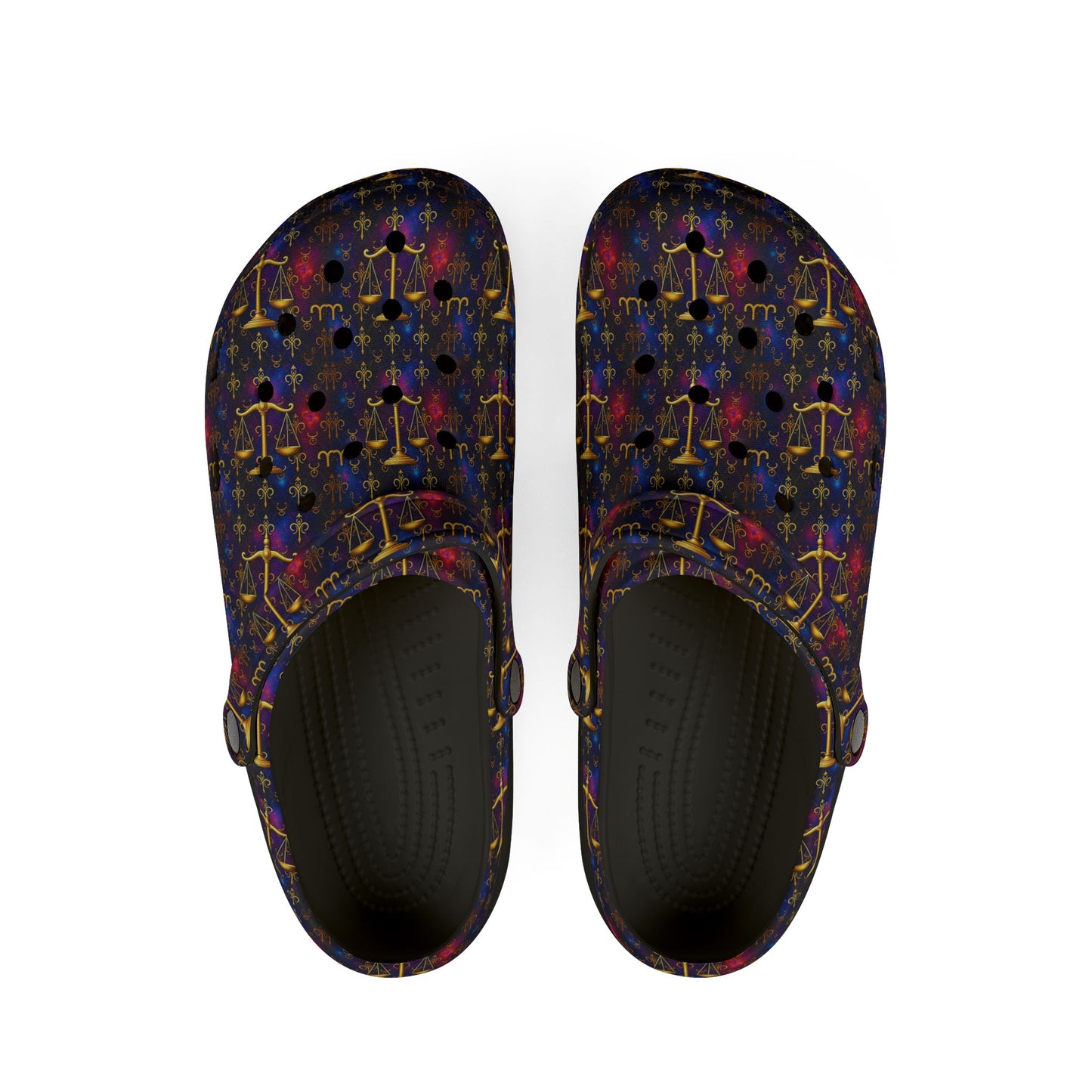 EVA Foam Rubber Shoes, (AOP), Libra, Zodiac v2, Pattern