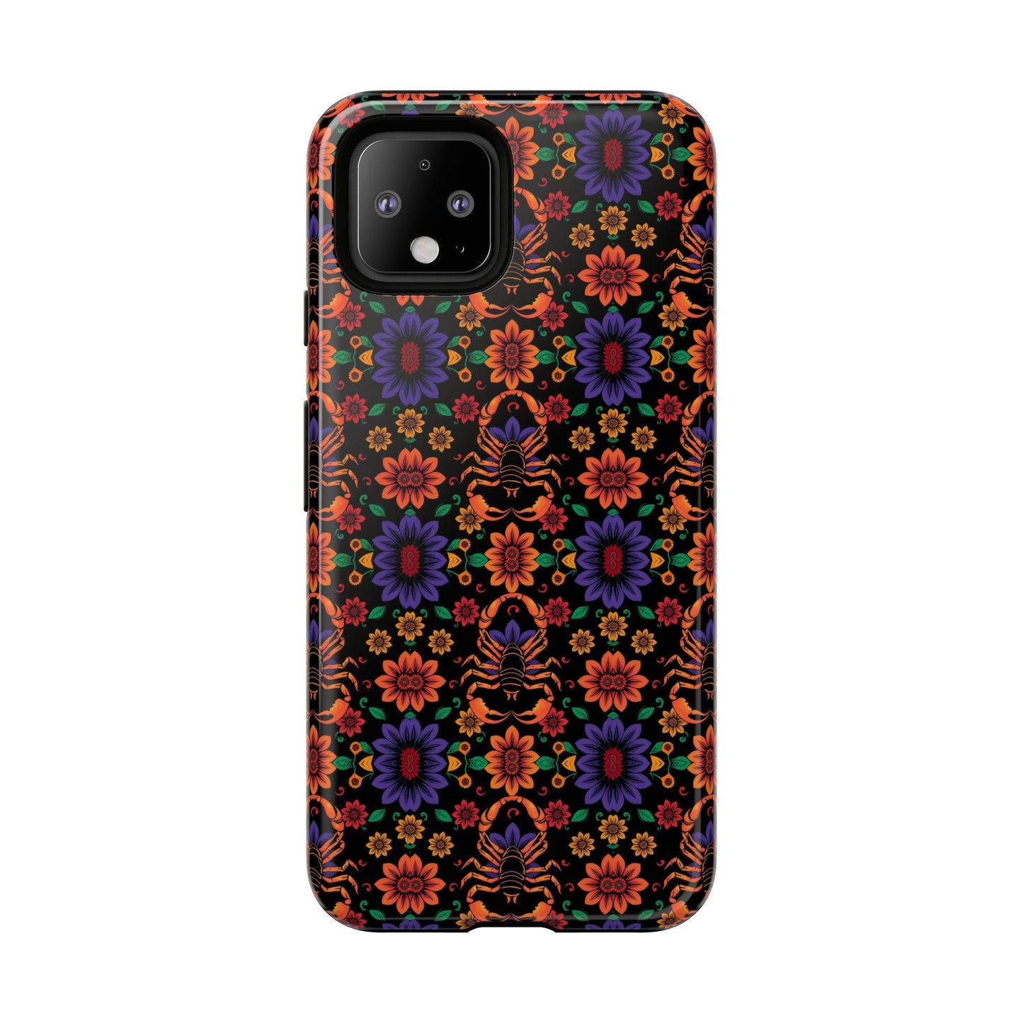 Tough Cases, Scorpio, Zodiac, Flower Pattern