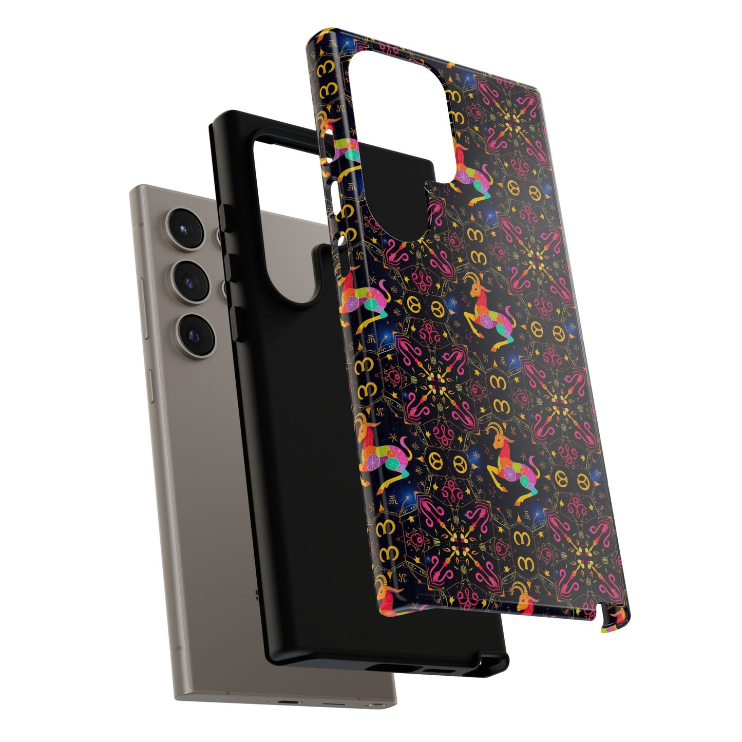 Tough Cases, Capricorn, Zodiac v2, Metal Pattern