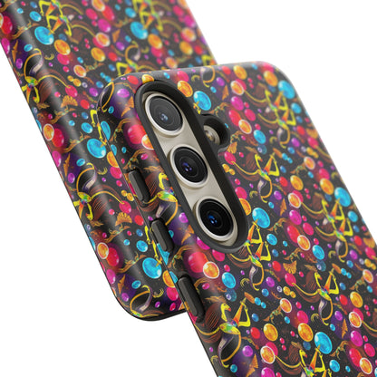 Tough Cases, Sagittarius, Zodiac v1, Bubble Pattern
