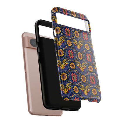 Tough Cases, Taurus, Zodiac v3, Flower Pattern