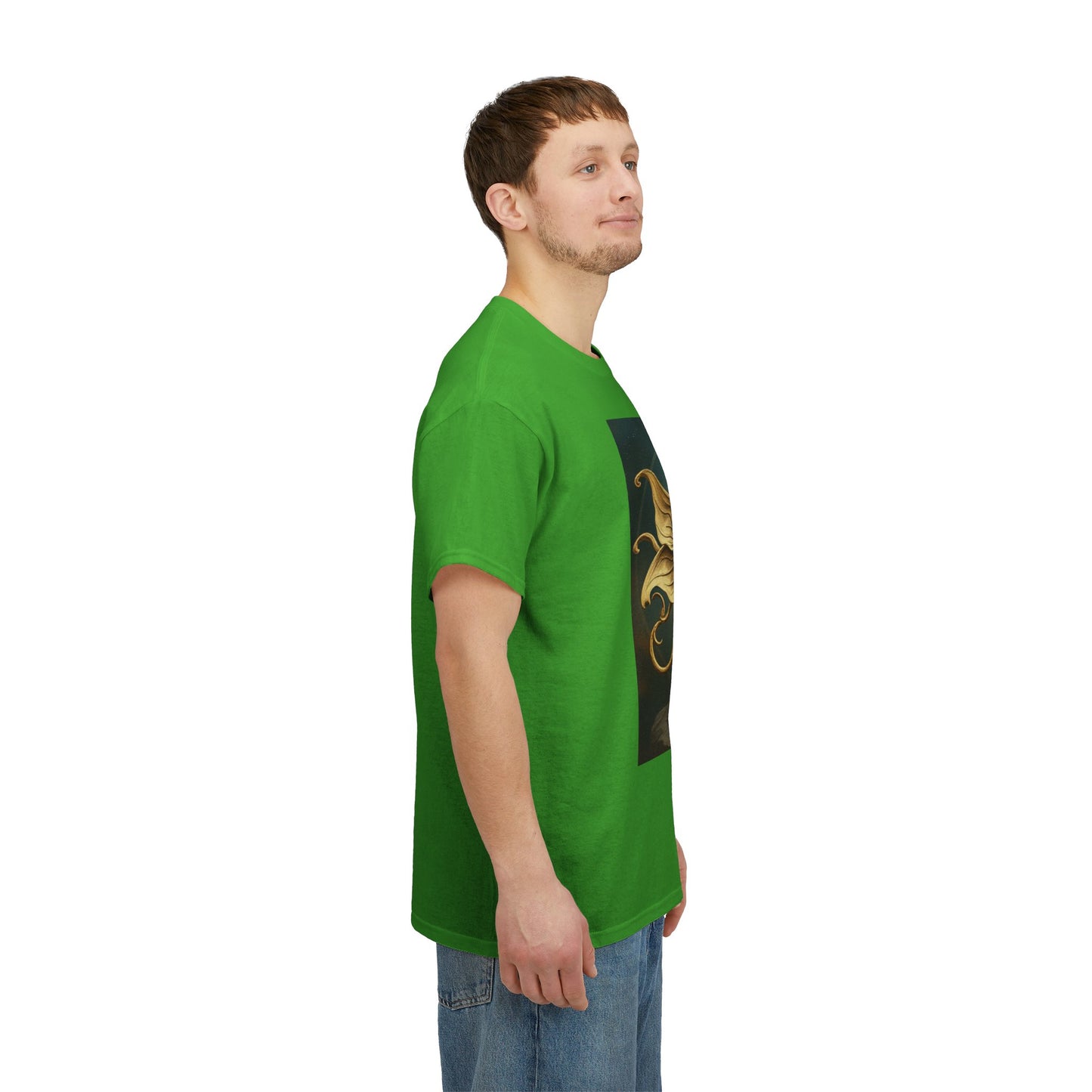 Unisex Heavy Cotton T-Shirt, Sagittarius King, Bow & Arrow v1, Zodiac Design