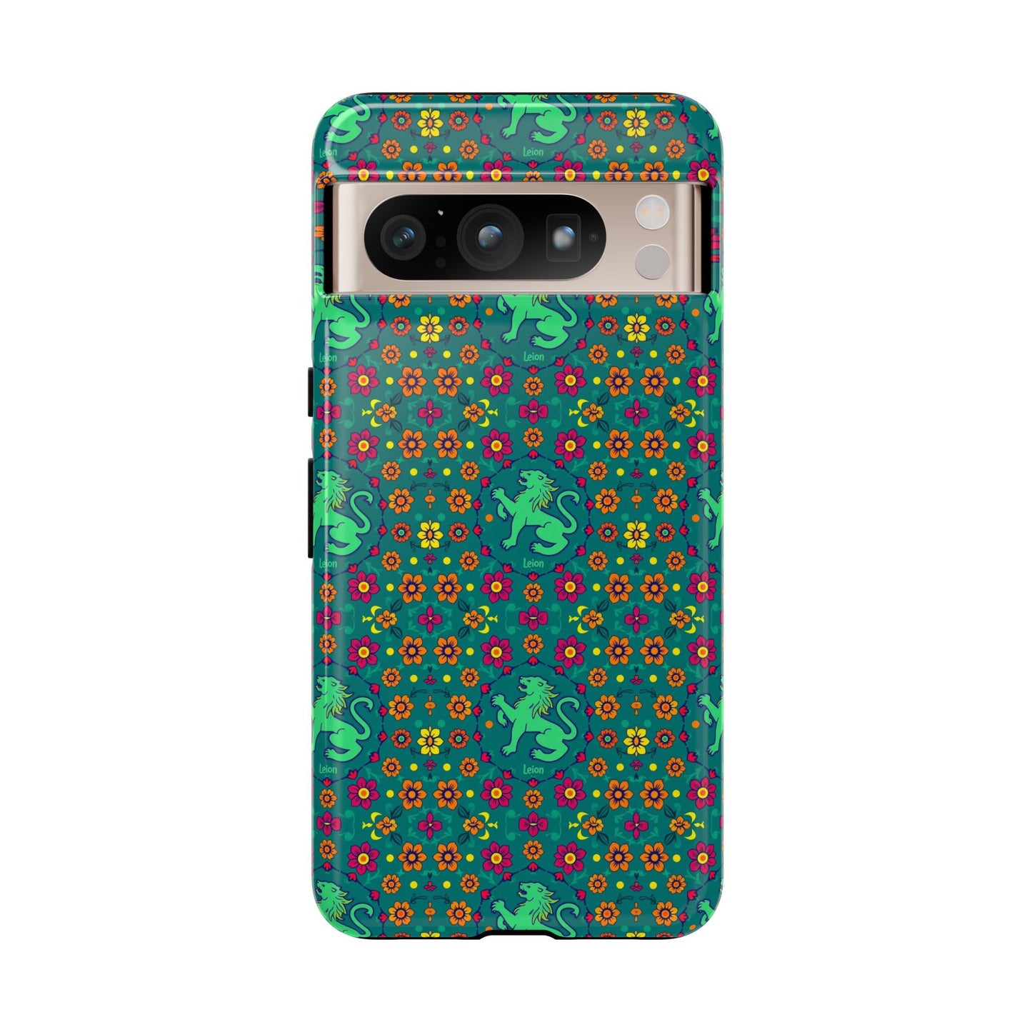 Tough Cases, Leo, Zodiac v3, Flower Pattern