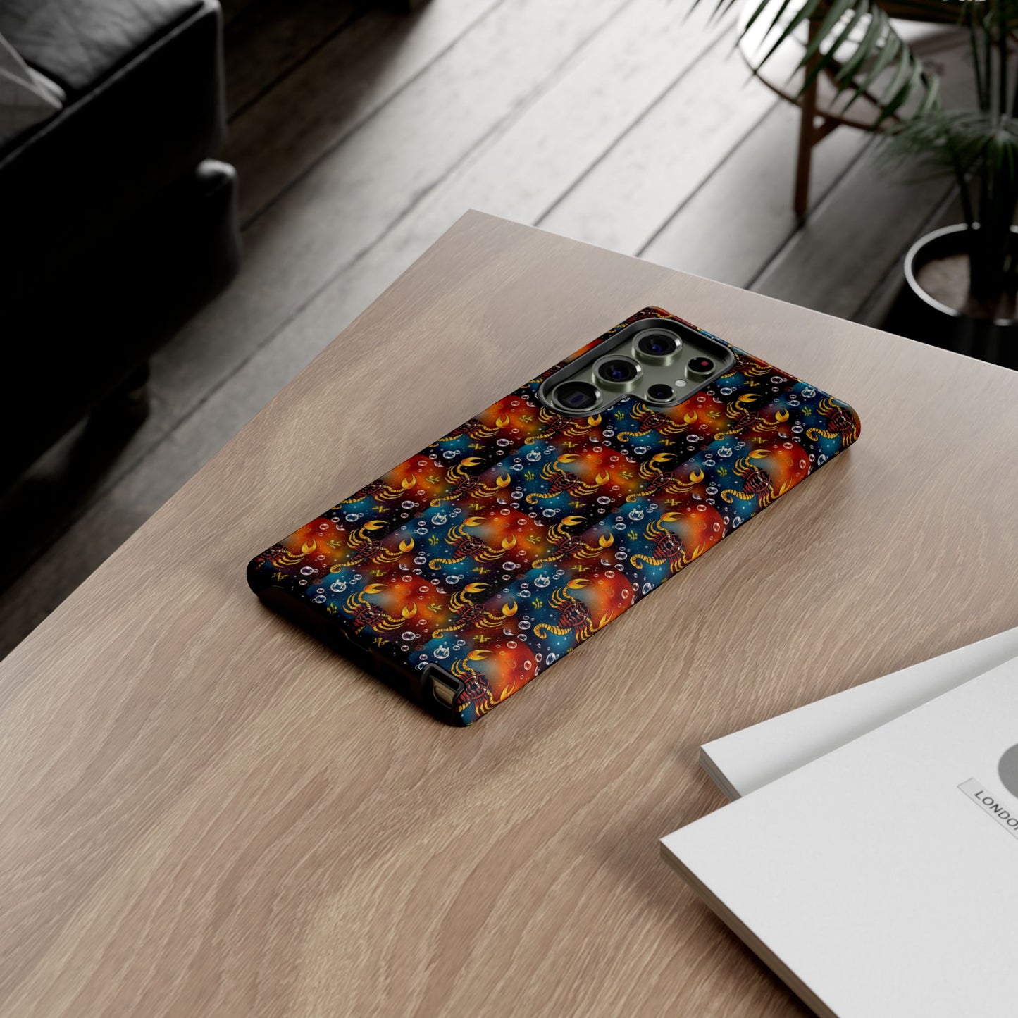Tough Cases, Scorpio, Zodiac v2, Bubble Pattern