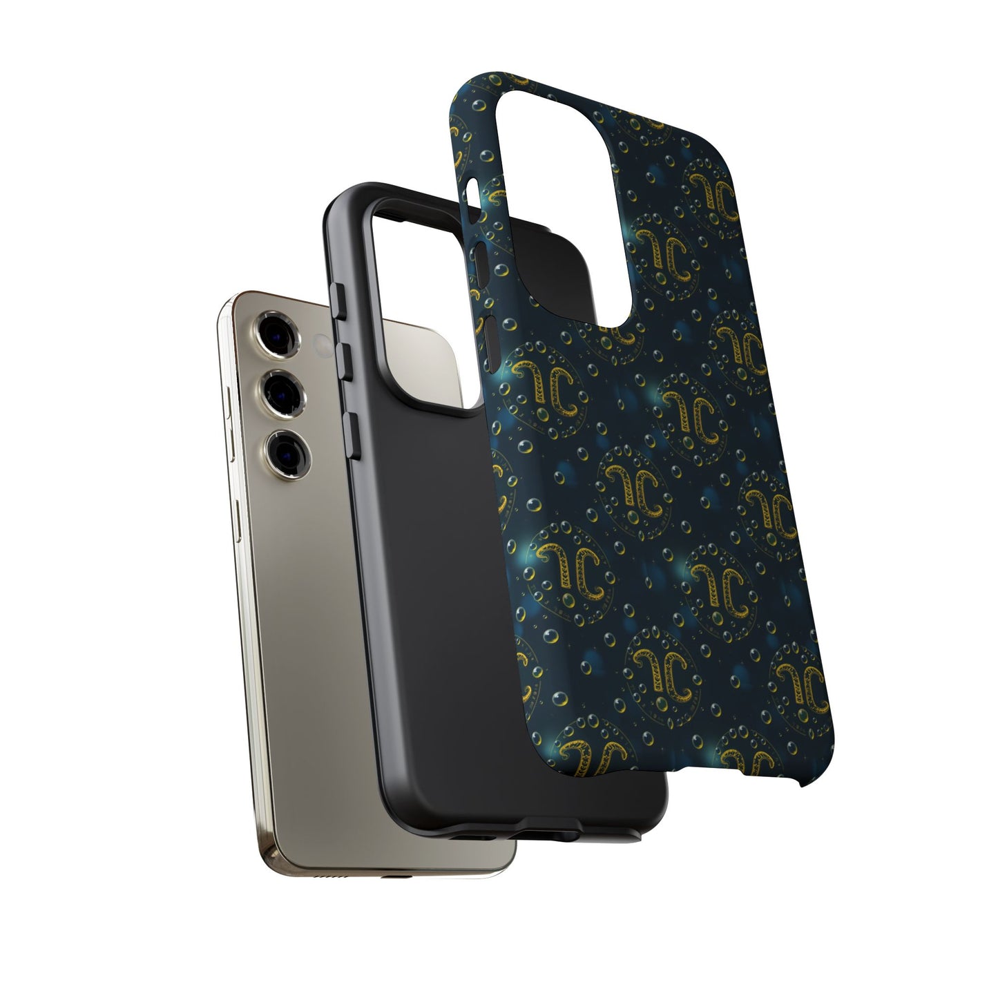 Tough Cases, Aquarius, Zodiac v2, Bubble Pattern