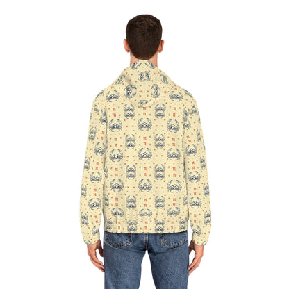 Full-Zip Hoodie (AOP), Cancer, Zodiac v4, Pattern