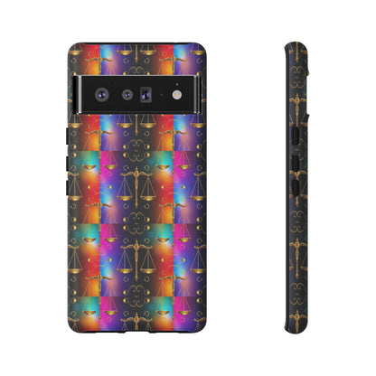 Tough Cases, Libra, Zodiac v1, Metal Pattern