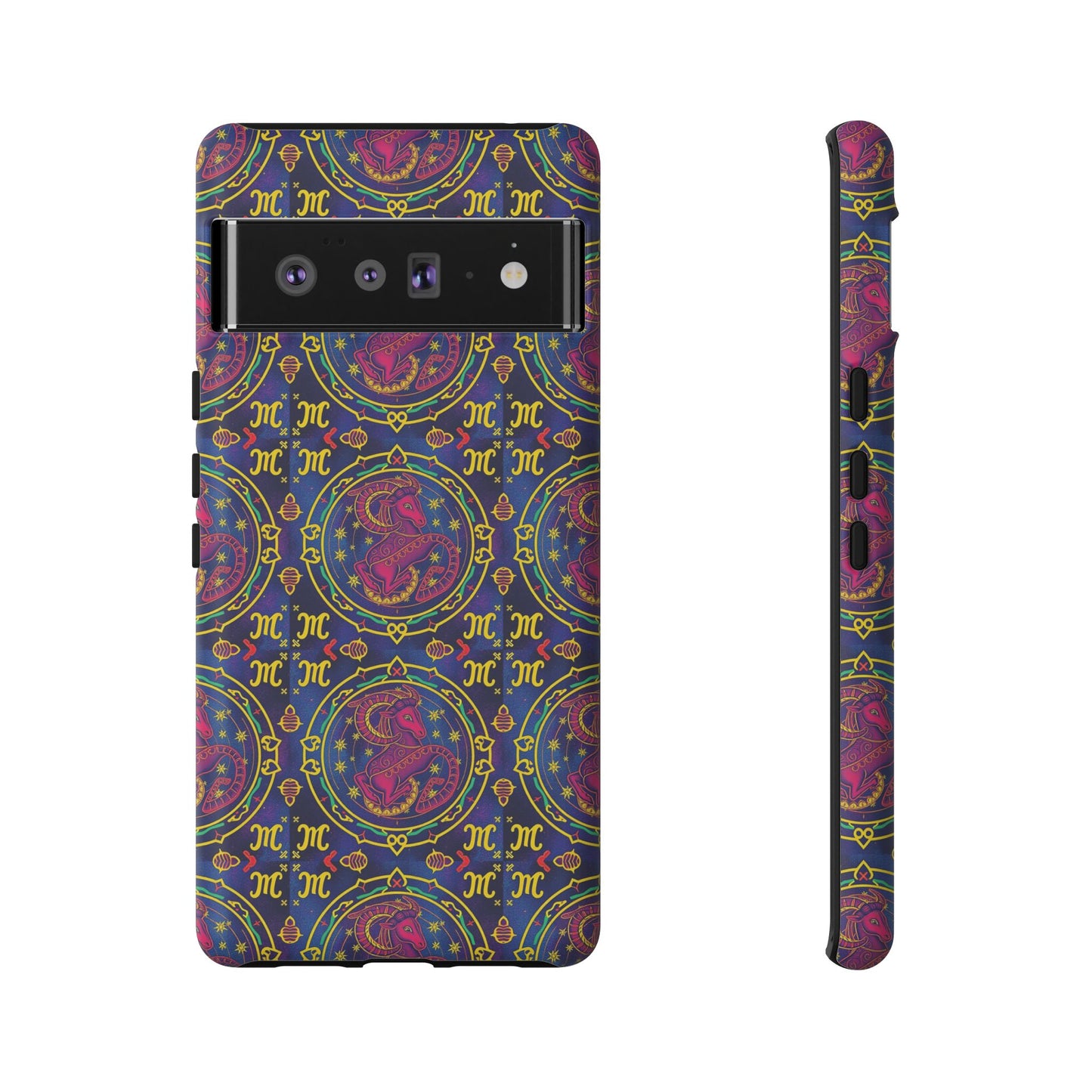 Tough Cases, Capricorn, Zodiac, Metal Pattern