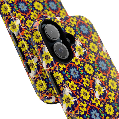 Tough Cases, Aquarius, Zodiac v3, Flower Pattern