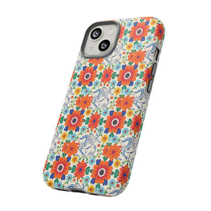 Tough Cases, Virgo, Zodiac v4, Flower Pattern