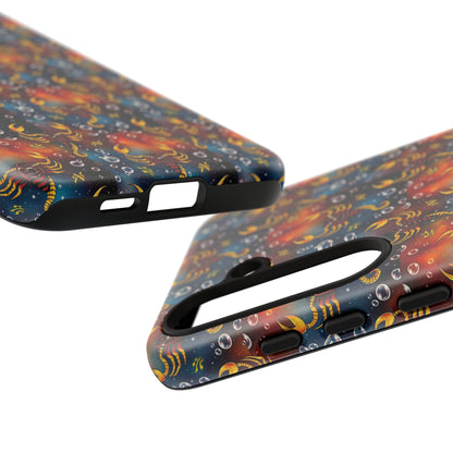 Tough Cases, Scorpio, Zodiac v2, Bubble Pattern