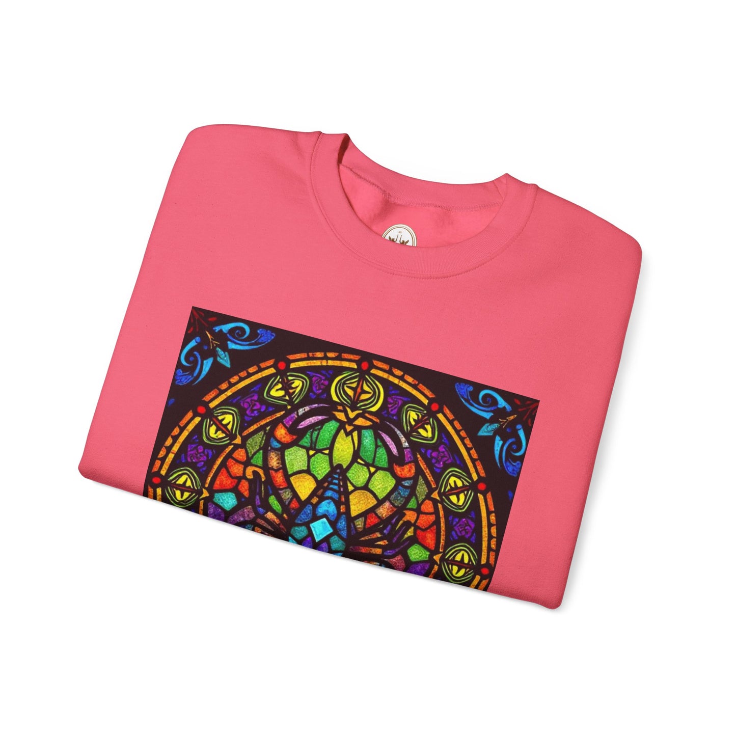 Unisex Heavy Blend™ Crewneck Sweatshirt, Glass 1, Scorpio Zodiac Design