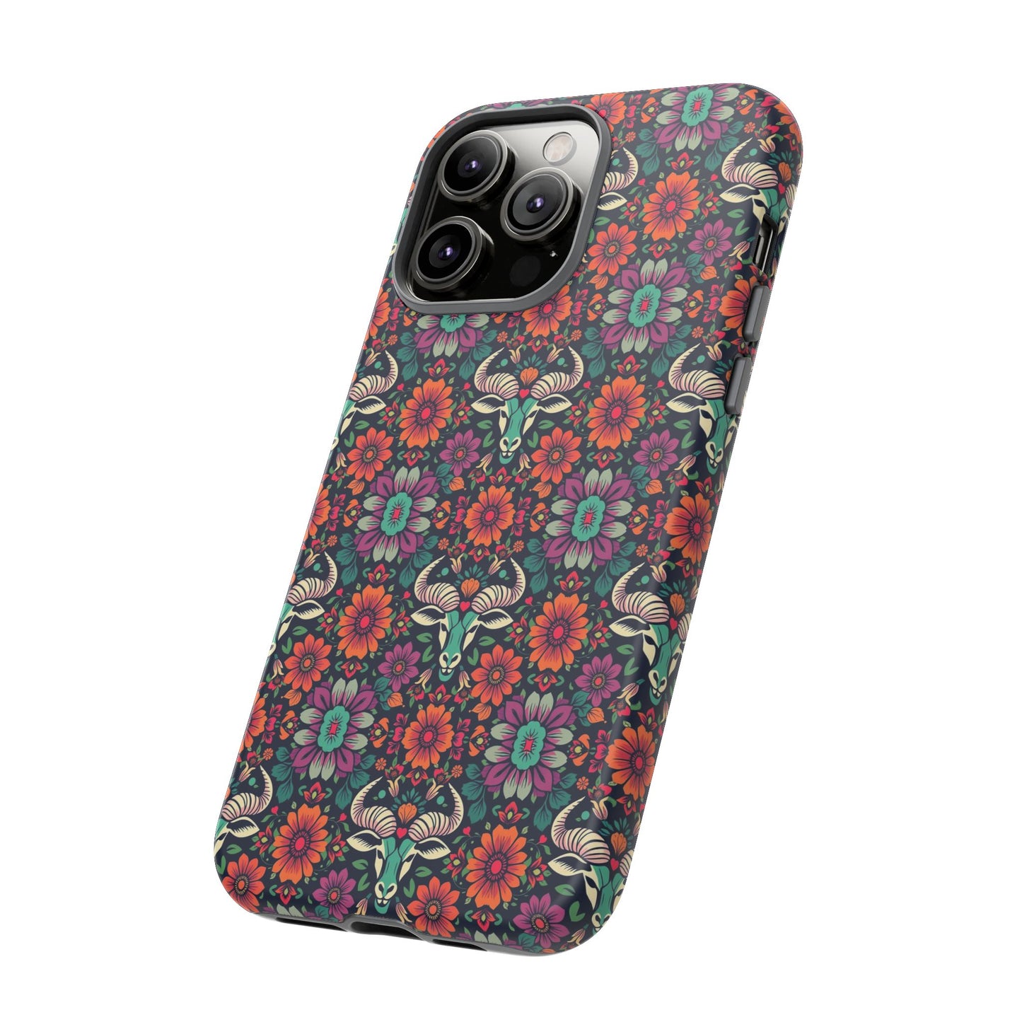 Tough Cases, Taurus, Zodiac v4, Flower Pattern