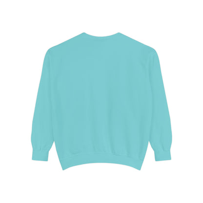 Garment-Dyed Sweatshirt, Unisex, Space Animal Design, Cancer