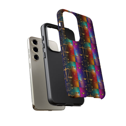Tough Cases, Libra, Zodiac v1, Metal Pattern