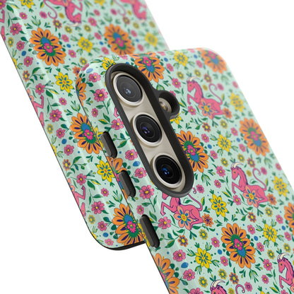 Tough Cases, Aquarius, Zodiac, Flower Pattern