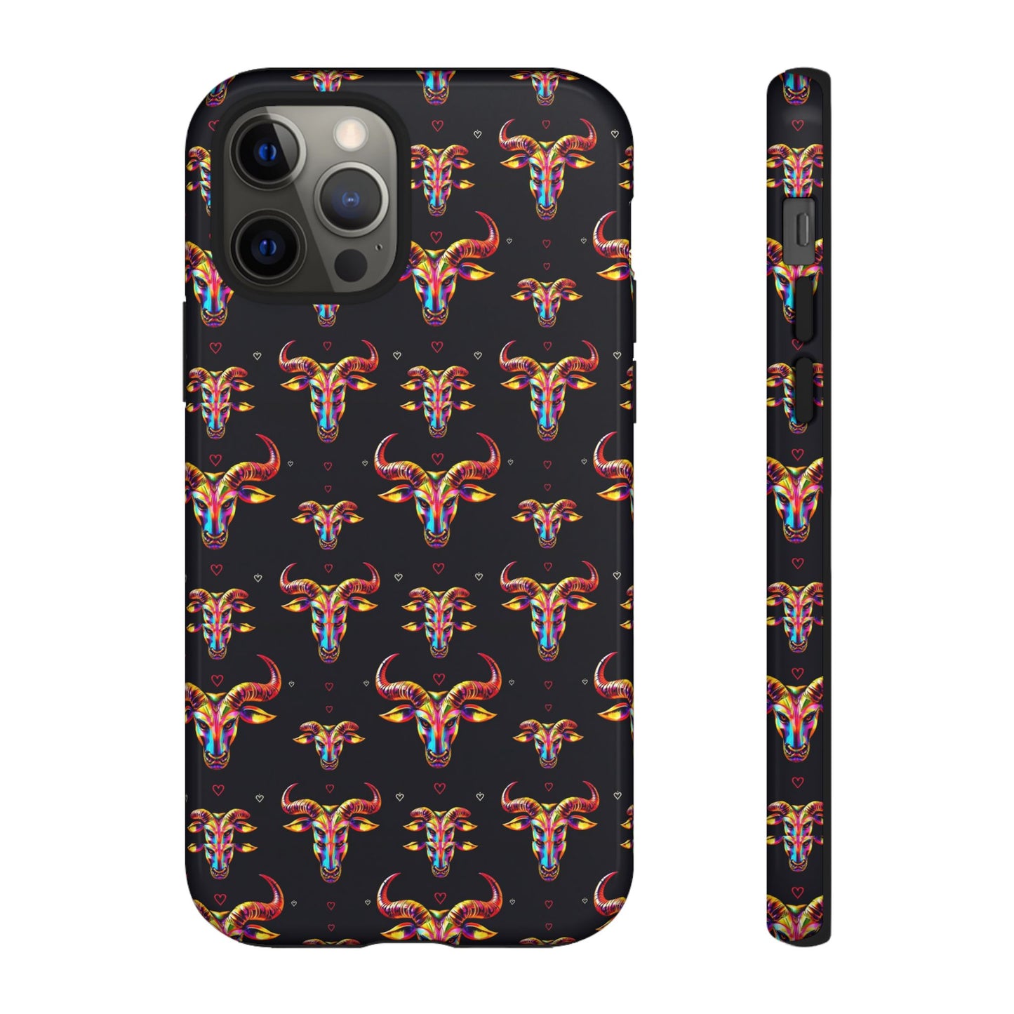 Tough Cases, Taurus, Zodiac, Metal Pattern