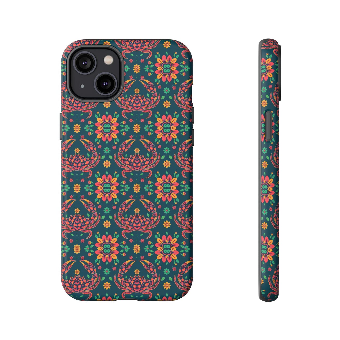 Tough Cases, Cancer, Zodiac v4, Flower Pattern