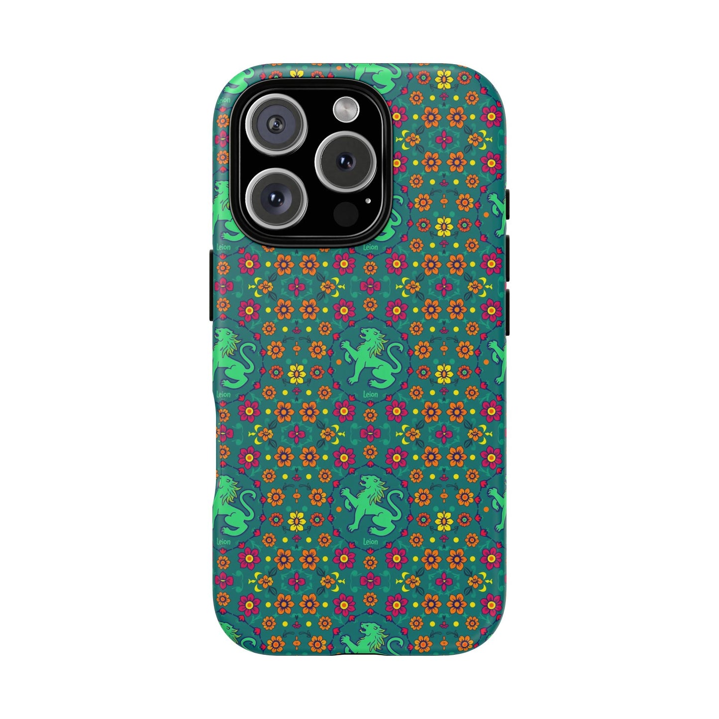 Tough Cases, Leo, Zodiac v3, Flower Pattern