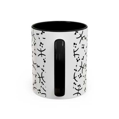 Accent Coffee Mug with the Pisces sign (11, 15oz)