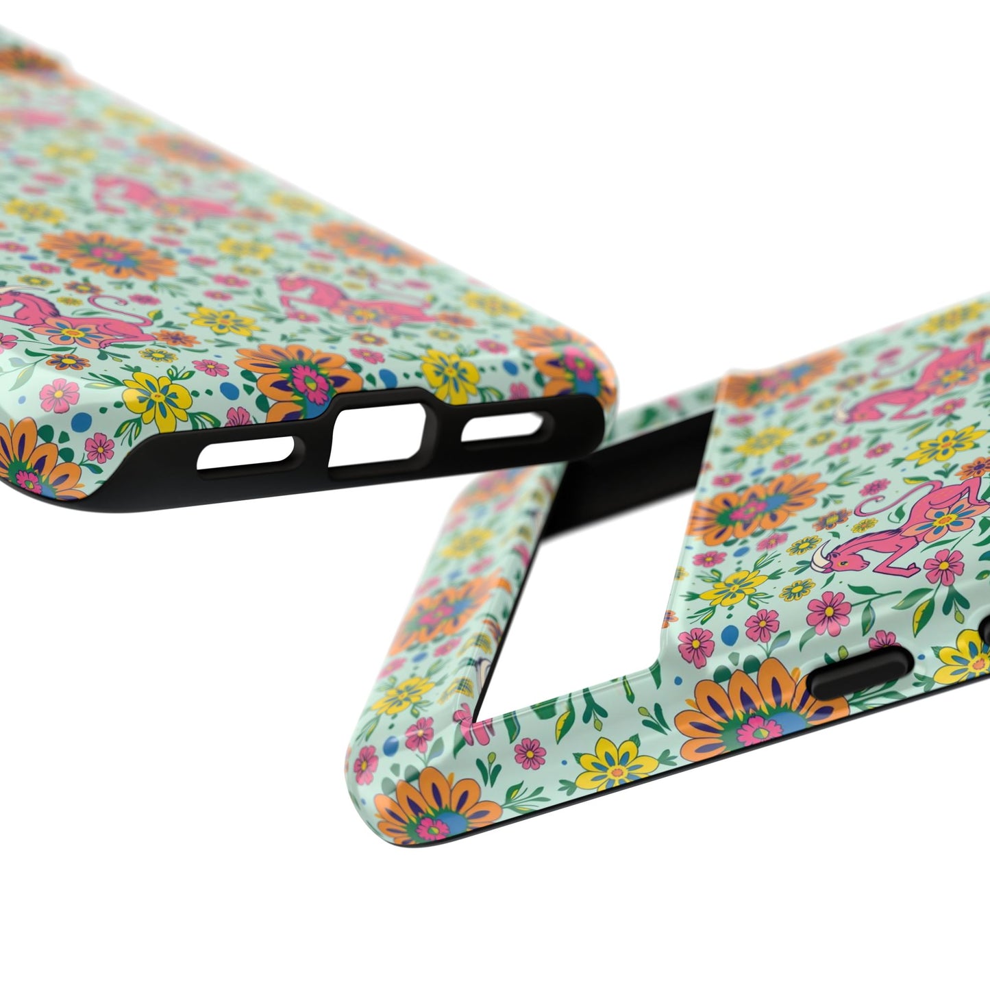 Tough Cases, Aquarius, Zodiac, Flower Pattern