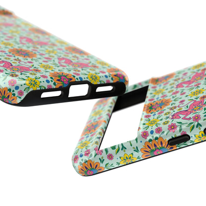 Tough Cases, Aquarius, Zodiac, Flower Pattern