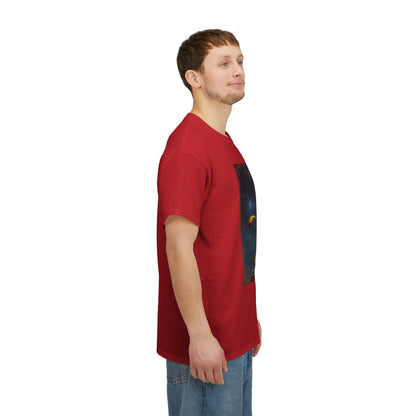 Unisex Heavy Cotton T-Shirt, King of Lions, Leo Zodiac Design