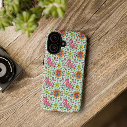 Tough Cases, Aquarius, Zodiac, Flower Pattern