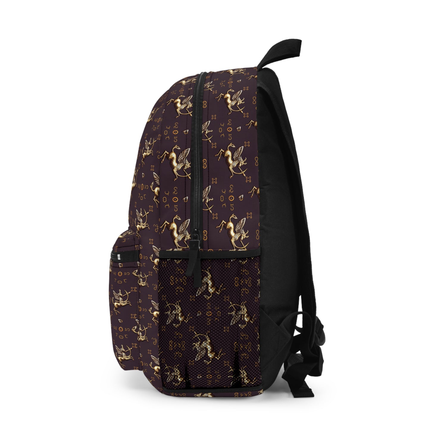 Backpack, Sagittarius, Zodiac, Metal Pattern