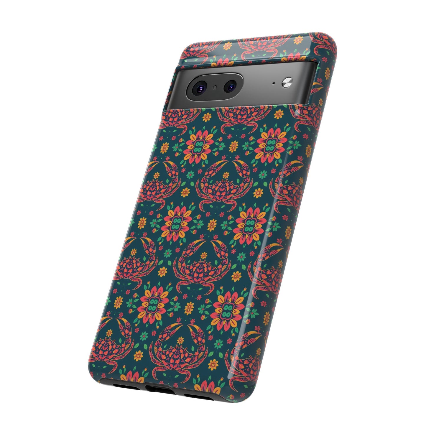 Tough Cases, Cancer, Zodiac v4, Flower Pattern
