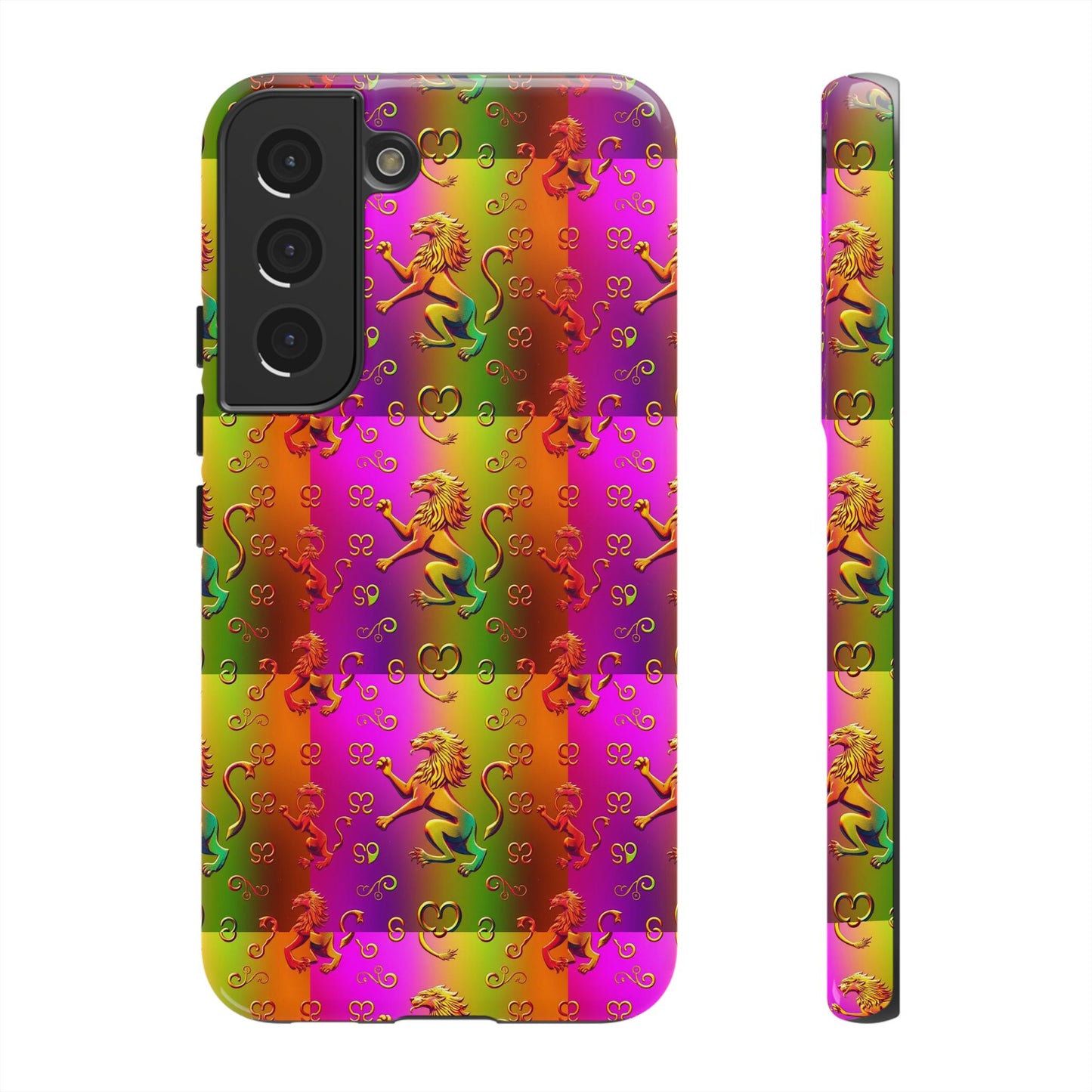 Tough Cases, Leo, Zodiac v1, Metal Pattern