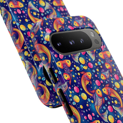 Tough Cases, Pisces, Zodiac, Bubble Pattern