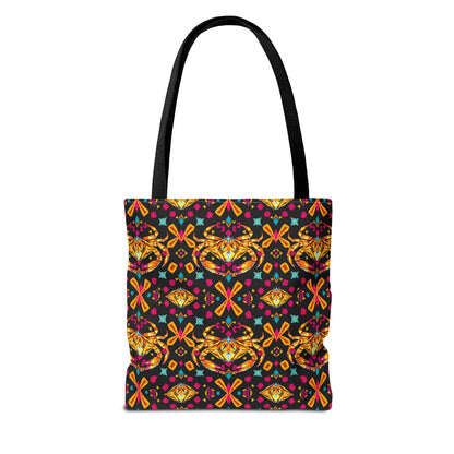 Tote Bag (AOP), Cancer, Zodiac v1, Jewel Pattern